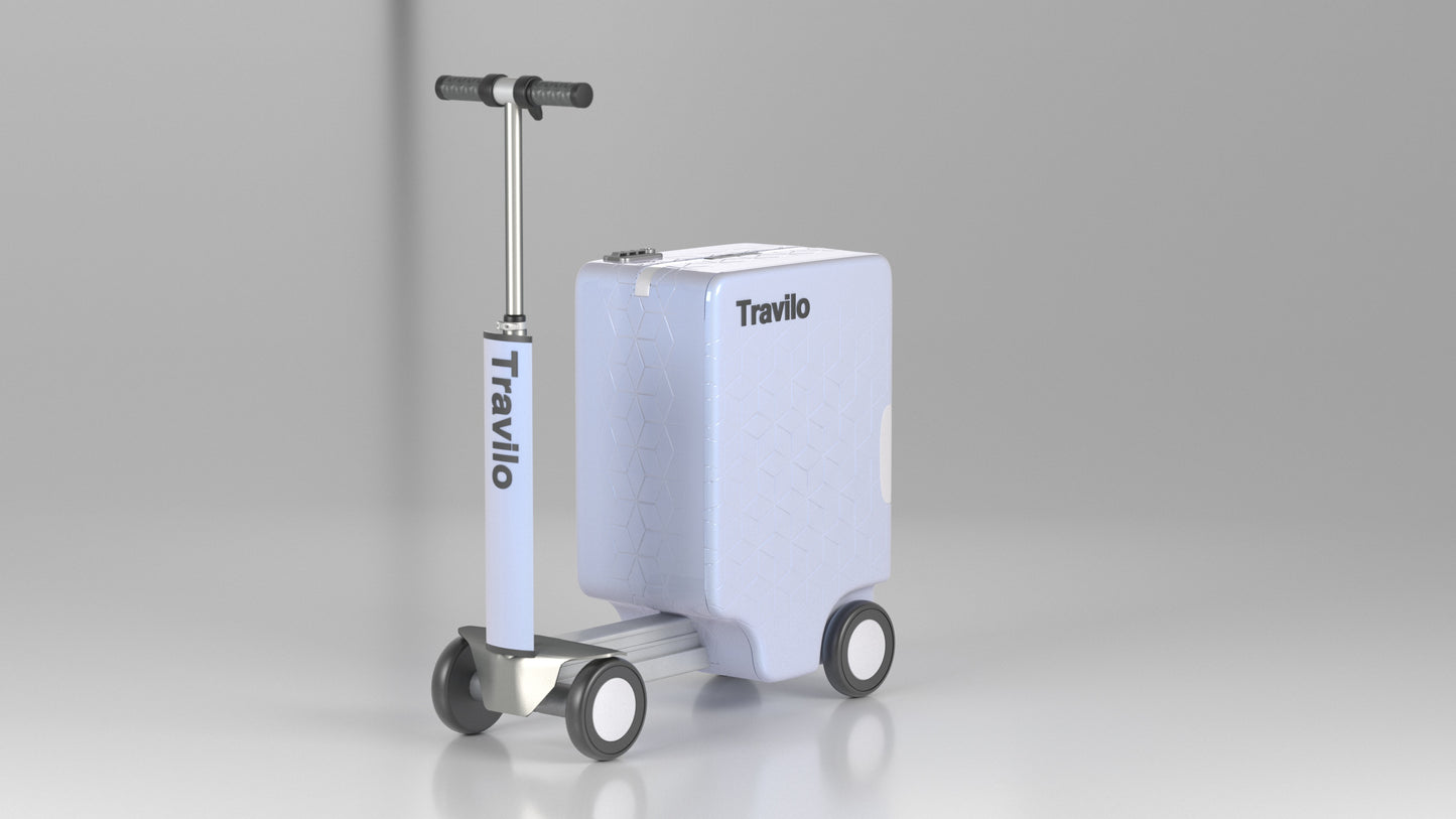 Travilo Smart Ridable Suitcase Electro-powered Carry-on Luggage For Travel